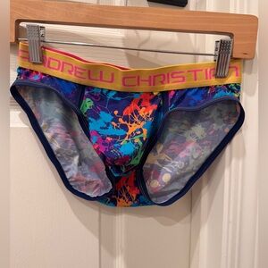 Andrew Christian Splatter Paint Briefs